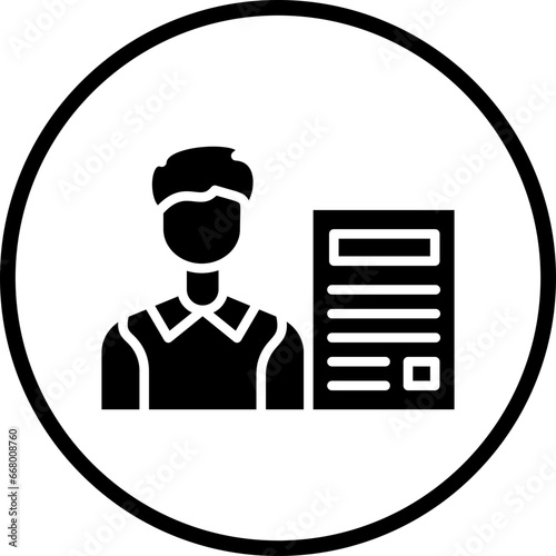Independent Contractor Icon Style