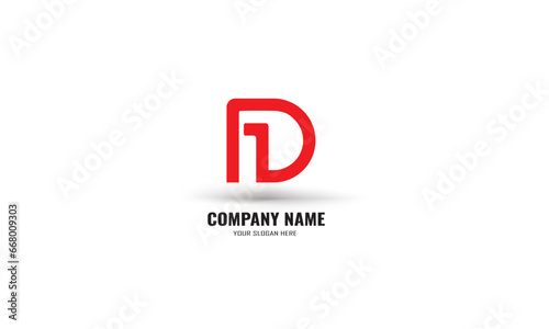 company logo vector FD logo design