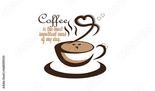 coffe vector logo and illustration desgn