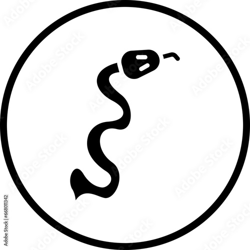 Snake Icon Style