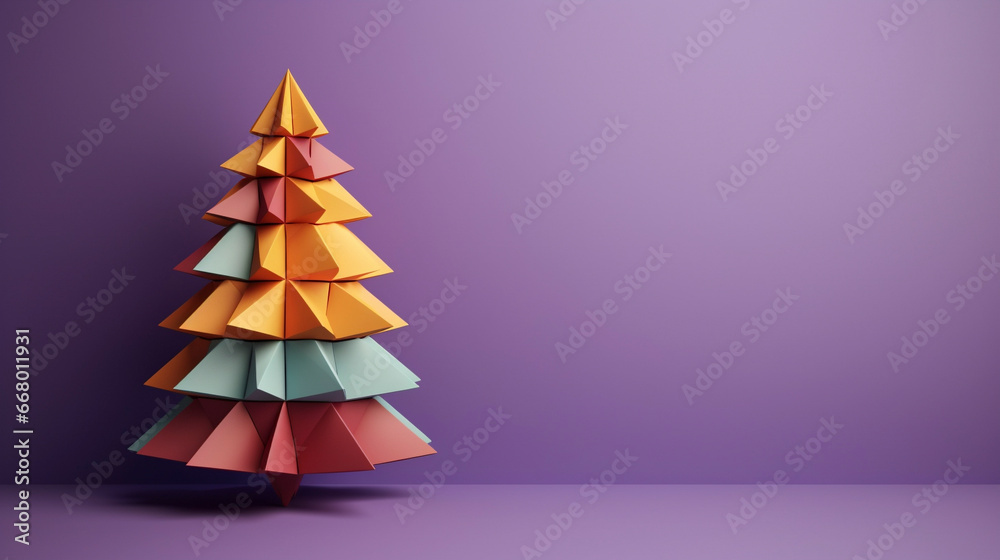 AI art Paper craft Christmas tree ペーパークラフト クリスマスツリー AI art Paper craft Christmas tree ペーパークラフト クリスマスツリー