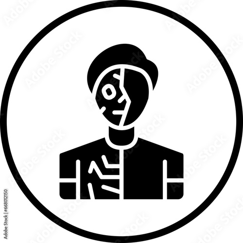 Cyborg Icon Style
