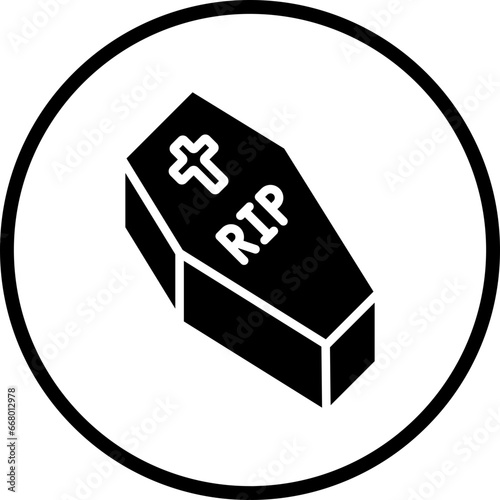 People Coffin Icon Style