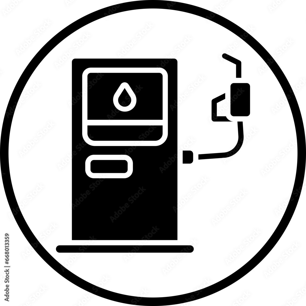 Gas Fuel Icon Style Gas Fuel Icon Style