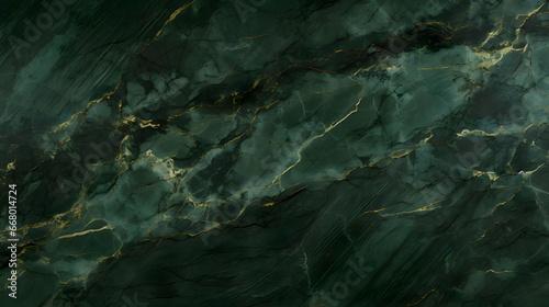 Dark Green Marble Texture with Gold Veins – High-Resolution Stone Surface