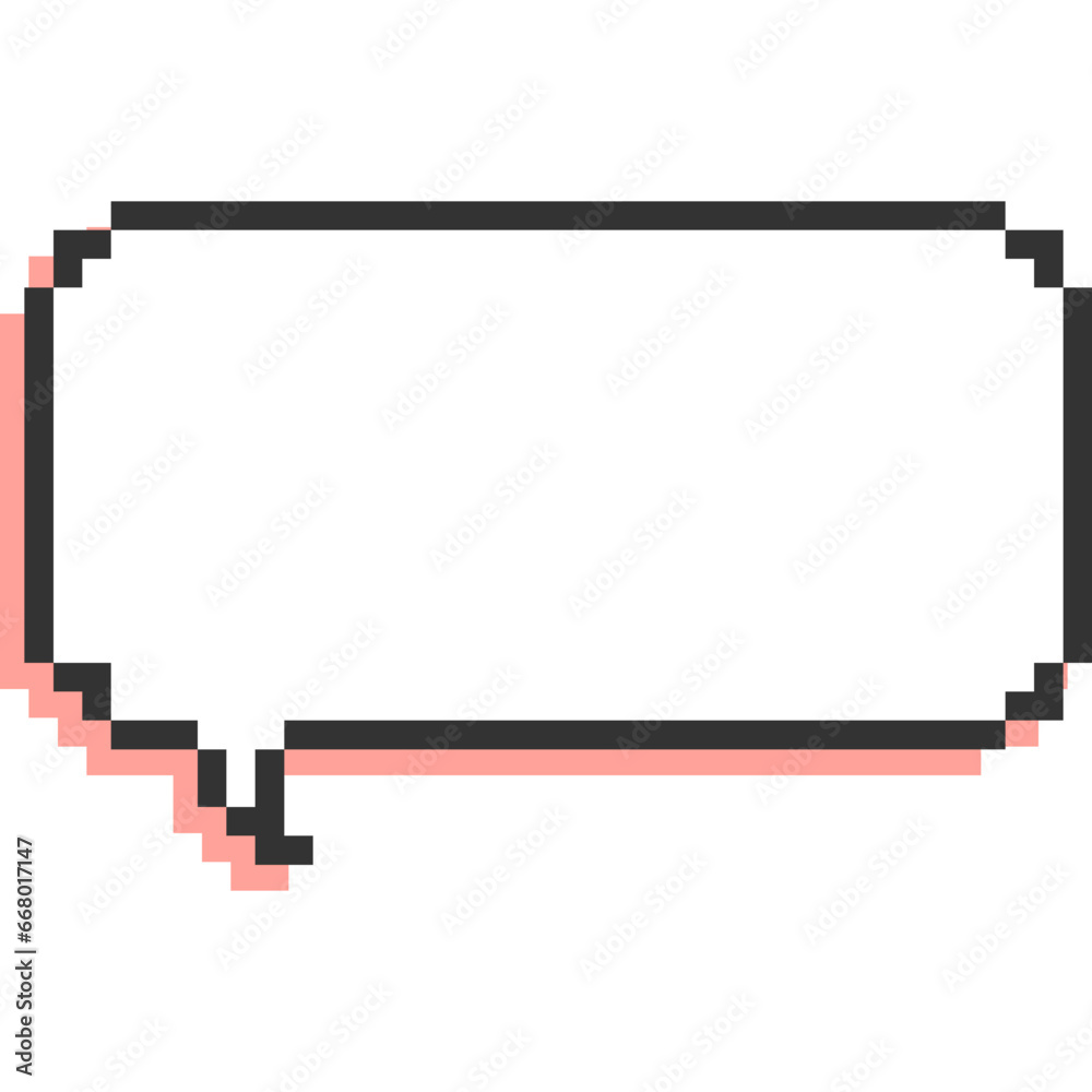 Pixel Speech Bubble Pixel Speech Bubble