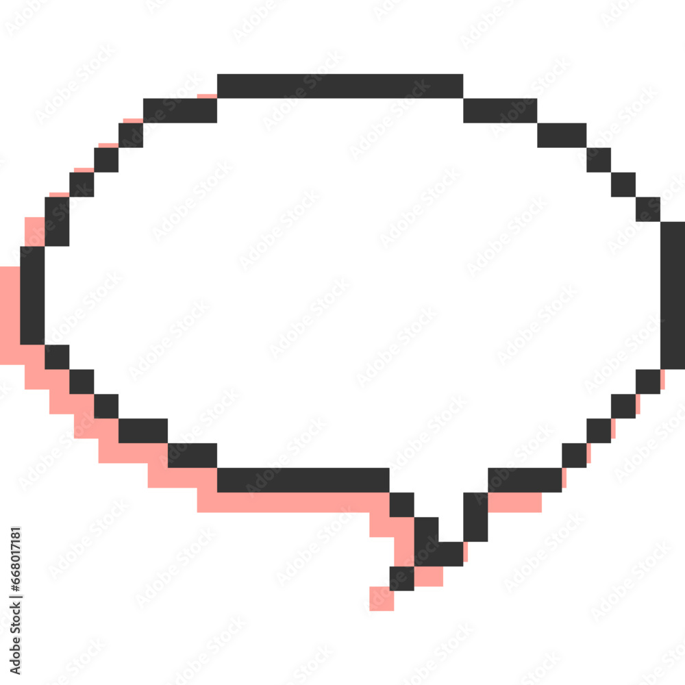 Pixel Speech Bubble Pixel Speech Bubble