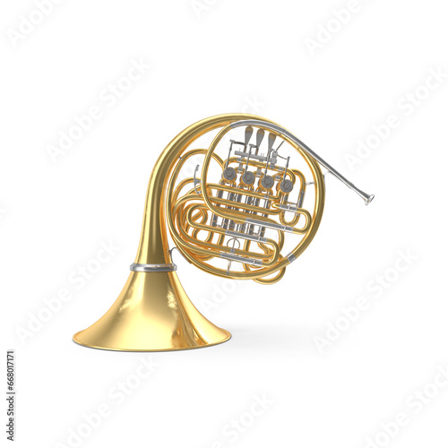 Double French Horn PNG photo