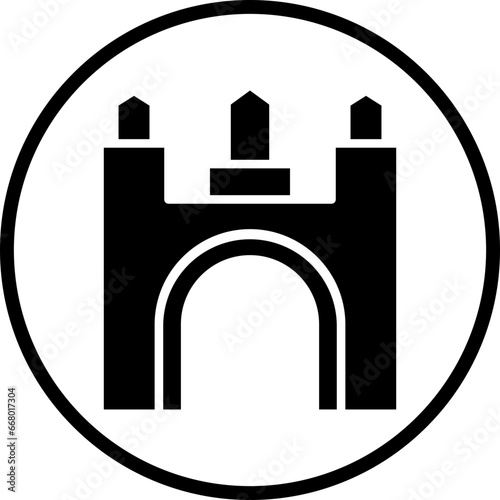 Dubai Gate Icon Style