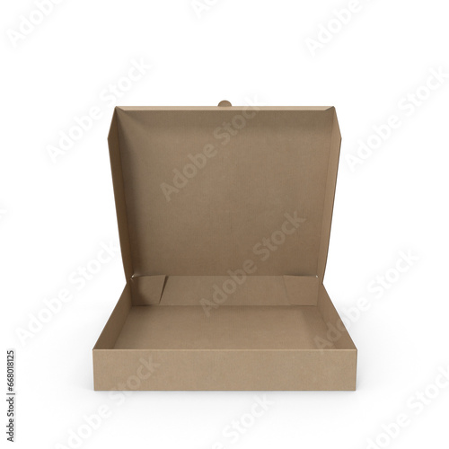 Pizza Box Kraft Paper PNG
