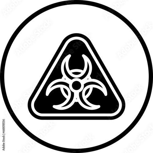 Biohazard Icon Style