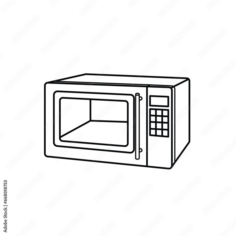 Obraz premium microwave oven icon
