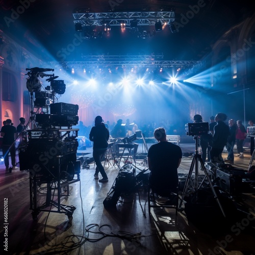 stage lights  generated by AI © Adan