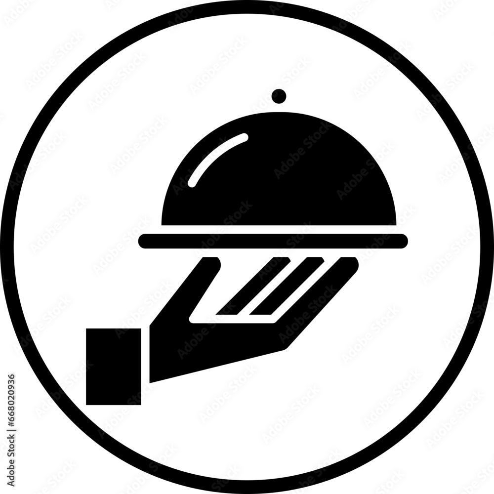 Room Service Icon Style Room Service Icon Style