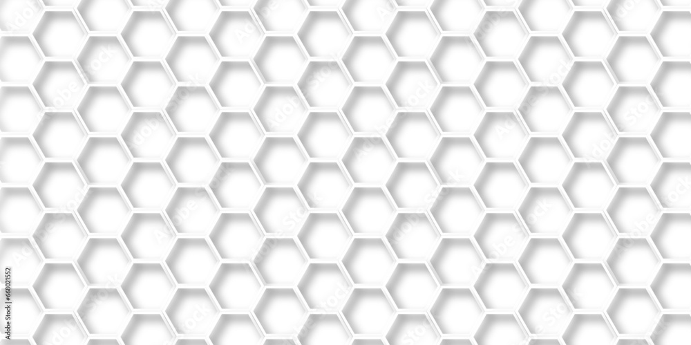 Abstract background with hexagon and white Hexagonal Background. Luxury White Pattern. Vector Illustration. 3D Futuristic abstract honeycomb mosaic white background. geometric mesh cell texture. Abstract background with hexagon and white Hexagonal Background. Luxury White Pattern. Vector Illustration. 3D Futuristic abstract honeycomb mosaic white background. geometric mesh cell texture.