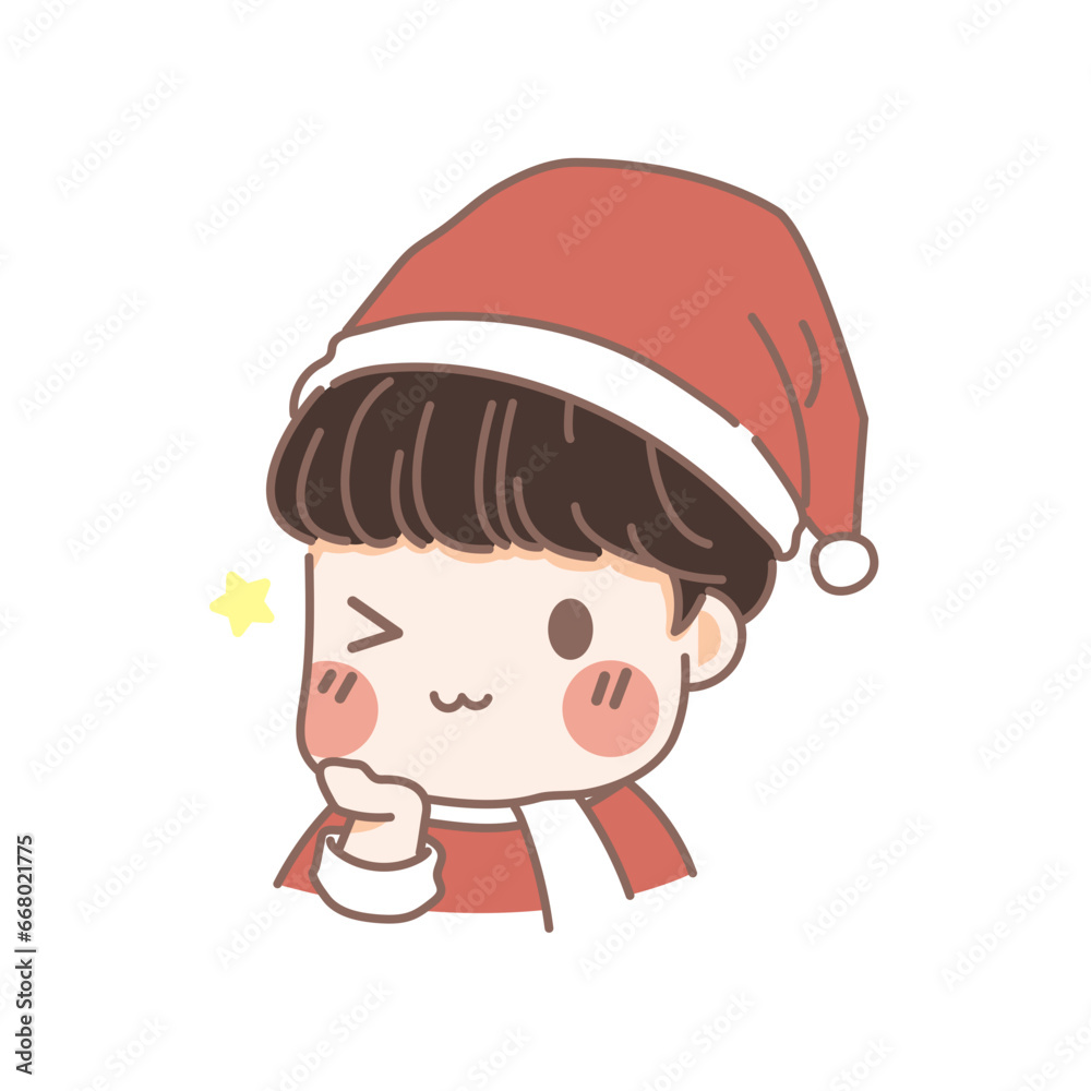 Christmas cute santa boy,Happy Children winter holiday Christmas cute santa boy,Happy Children winter holiday