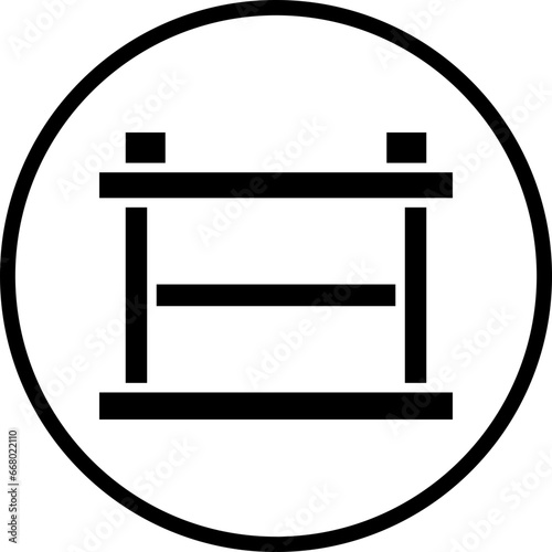 Hurdles Race Icon Style