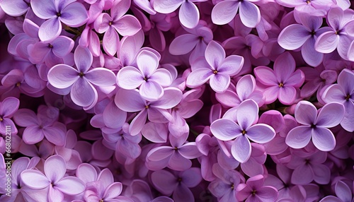Macro image of spring lilac violet flowers © Nob