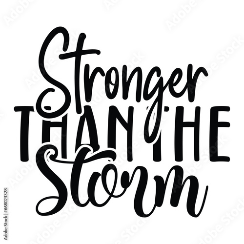 stronger than the storm