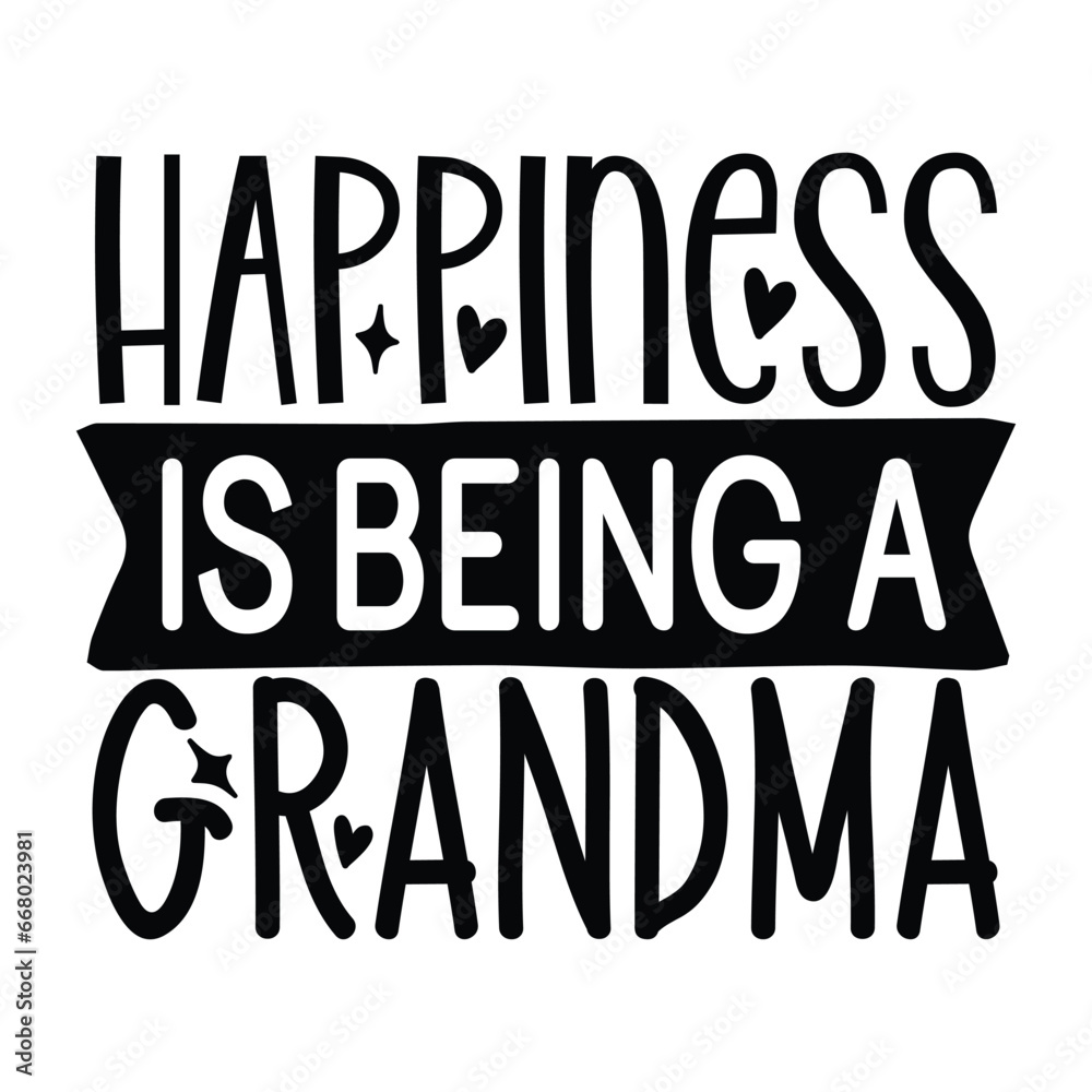 Obraz premium happiness is being a grandma