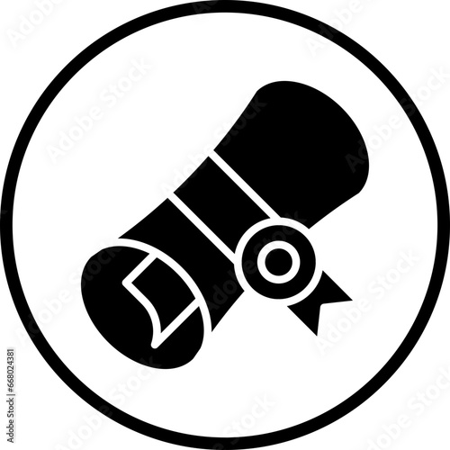 Bachelor Degree Icon Style