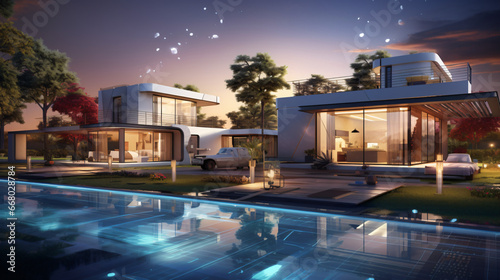 The idea of a smart home © RedFish