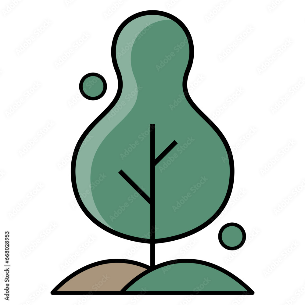 Fototapeta premium Porest Icon