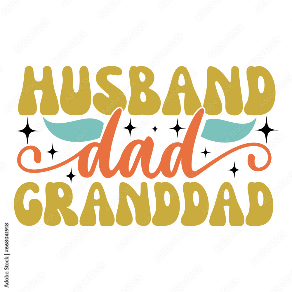 Husband Dad Granddad svg