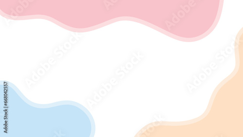 background pink orange and blue pastel color