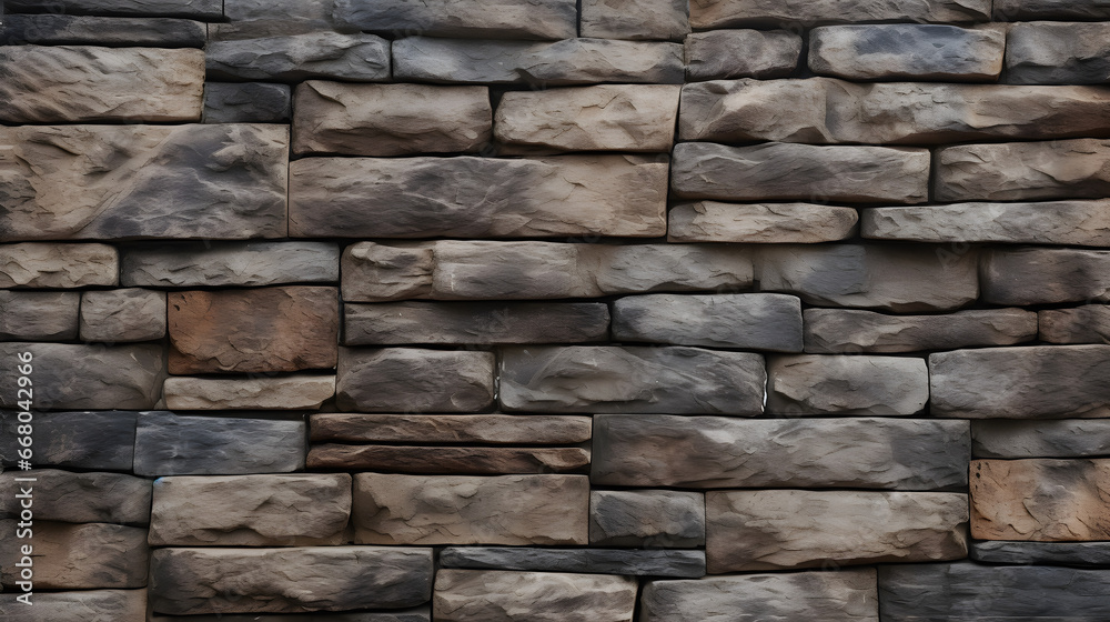 stone wall background. generative AI.