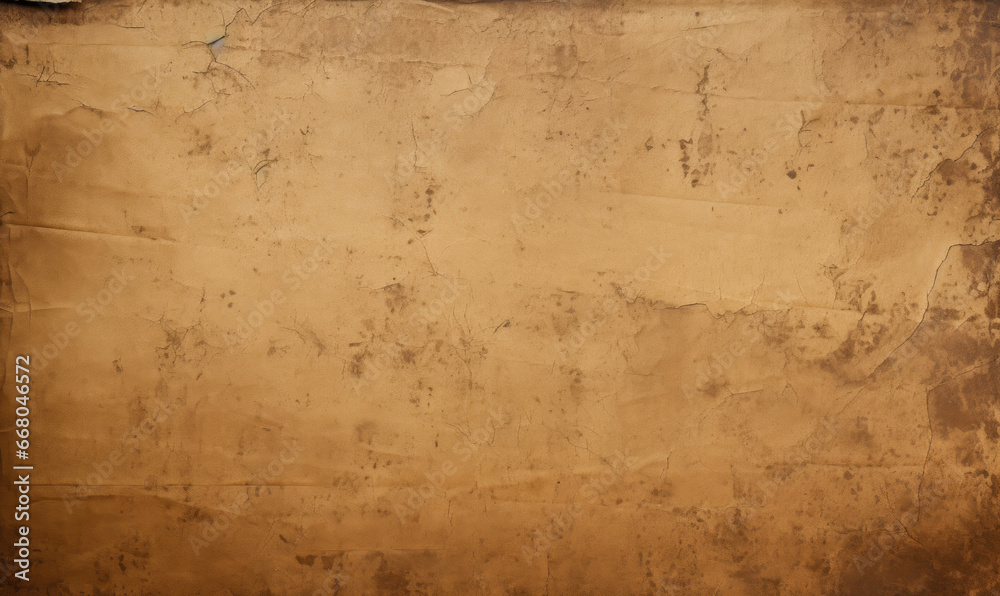 Obraz premium Aged and textured, the dark old paper background reveals a tale of time.
