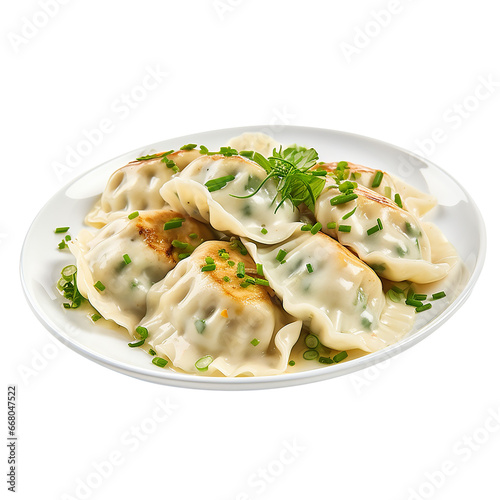italian Maultaschen on a plate