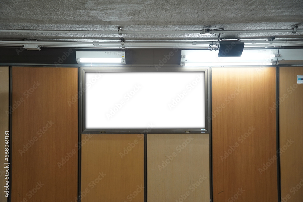 Subway Scenery and Advertising Mockup