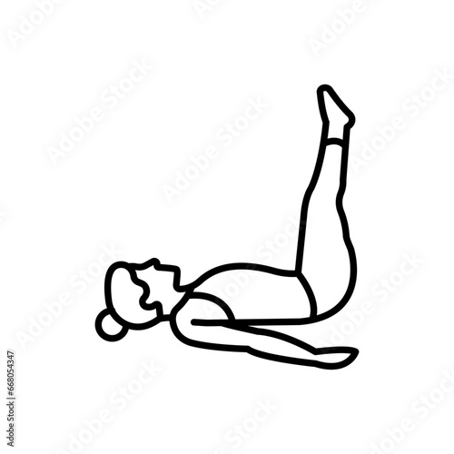 Legs Up Icon in vector. illustration
