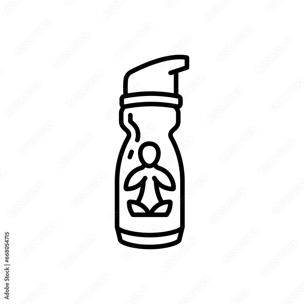 Water Bottle Icon in vector. illustration


