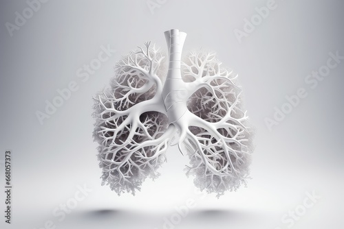 Human Lung With Smoke, Reinforcing The Significance Of No Tobacco Day