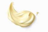 Isolated Image Of Mayonnaise Drop On Transparent Background