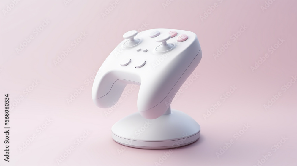 3d minimal joystick. game controller. video game entertainment. 3d minimal joystick. game controller. video game entertainment.