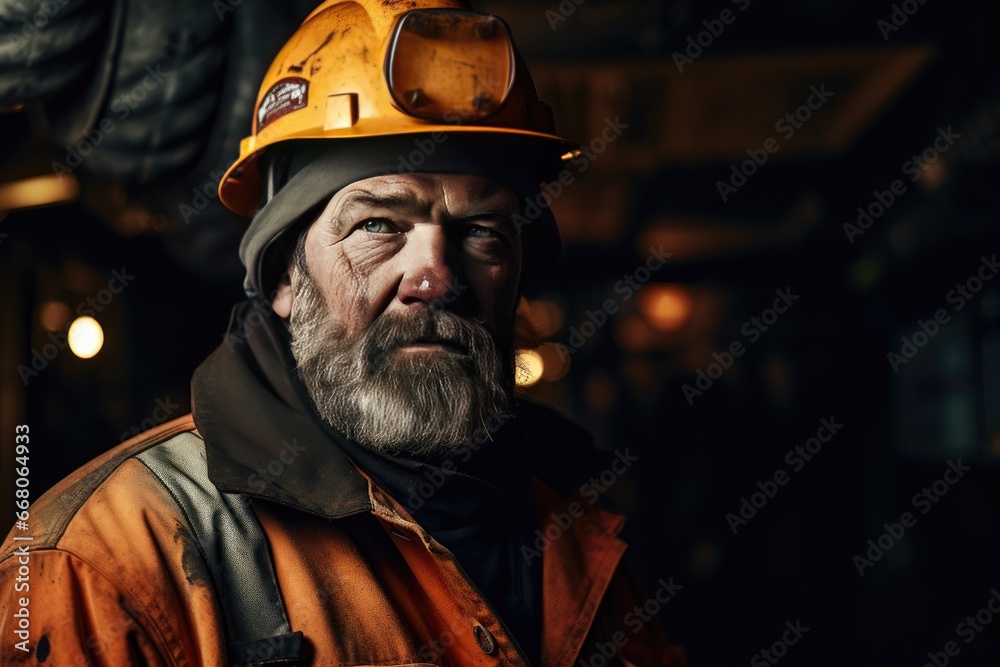 Photograph captures the essence of the profession of Miner Photograph captures the essence of the profession of Miner