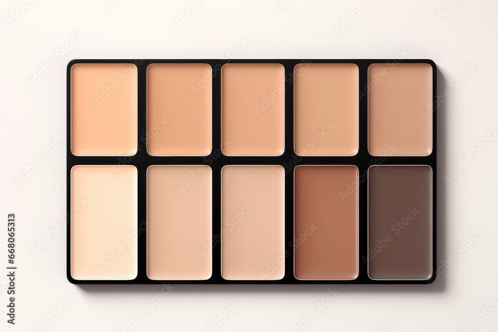 Skin Foundation Palette For Various Shades