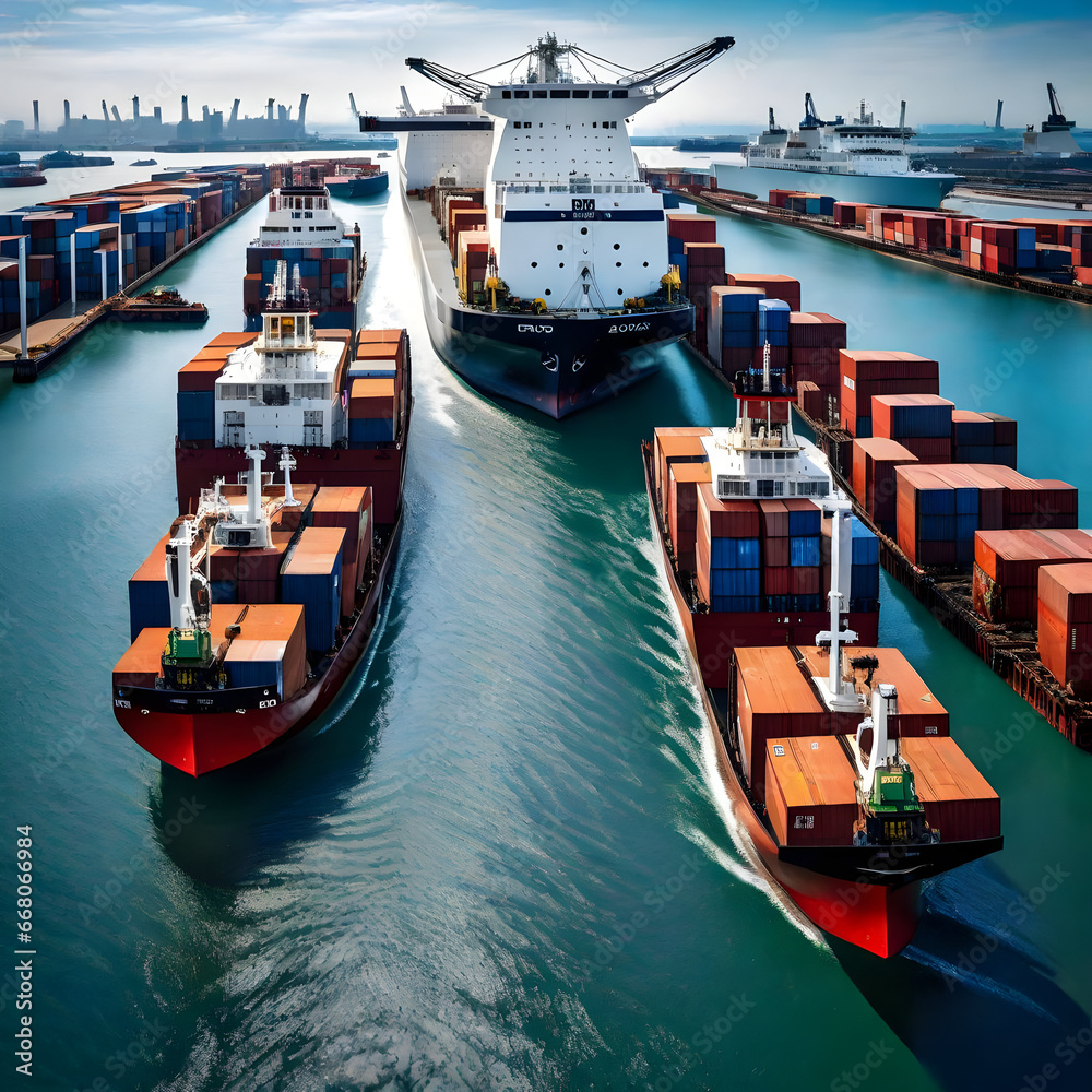 Φωτογραφία Autonomous vehicles redefine transportation and industry across land, sea, air, and space, offering efficiency, safety, and environmental benefits in AI-generated depictions