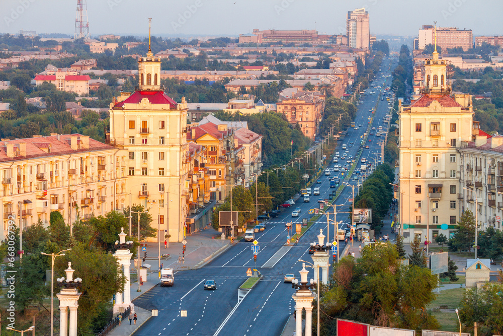 Φωτογραφία Central street of Zaporizhzhia, Soborniy (Lenin) avenue