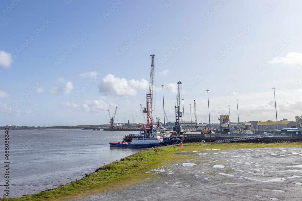 Foynes, Ireland - October 1 2023 Foynes, Ireland - October 1 2023