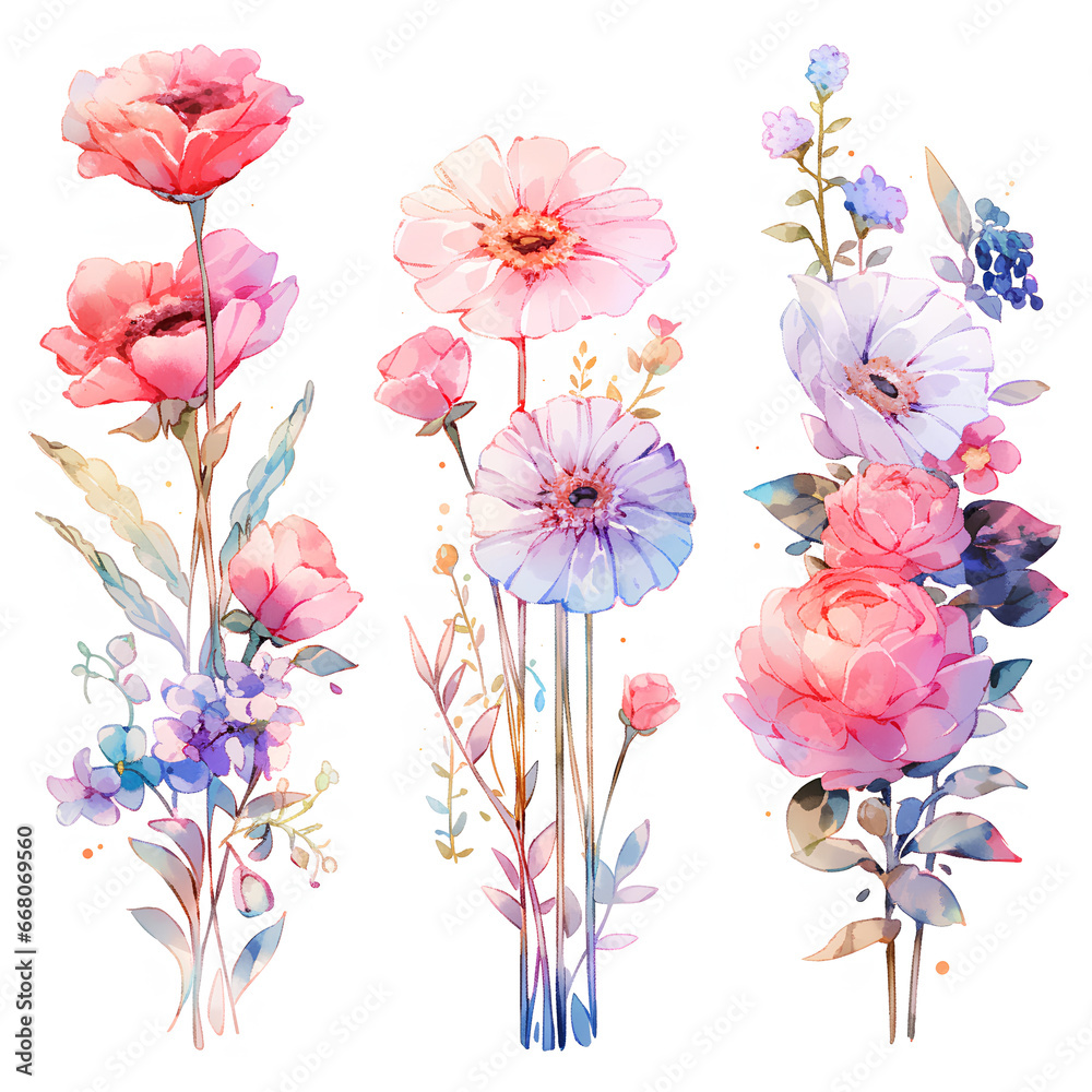 bouquet of flowers, Generative AI 