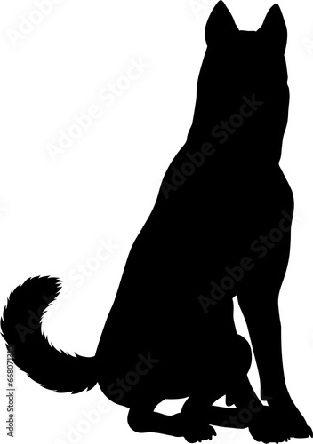 Dog Silhouette Pet Animal