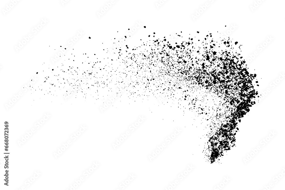 Black grainy texture isolated on white background. Dust overlay. Dark noise granules. Digitally generated image. Vector illustration. Design elements. Black grainy texture isolated on white background. Dust overlay. Dark noise granules. Digitally generated image. Vector illustration. Design elements.