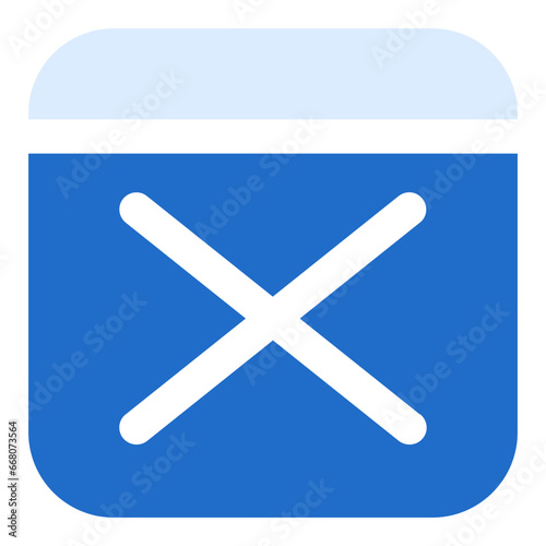 Wireframing duo tone color icon