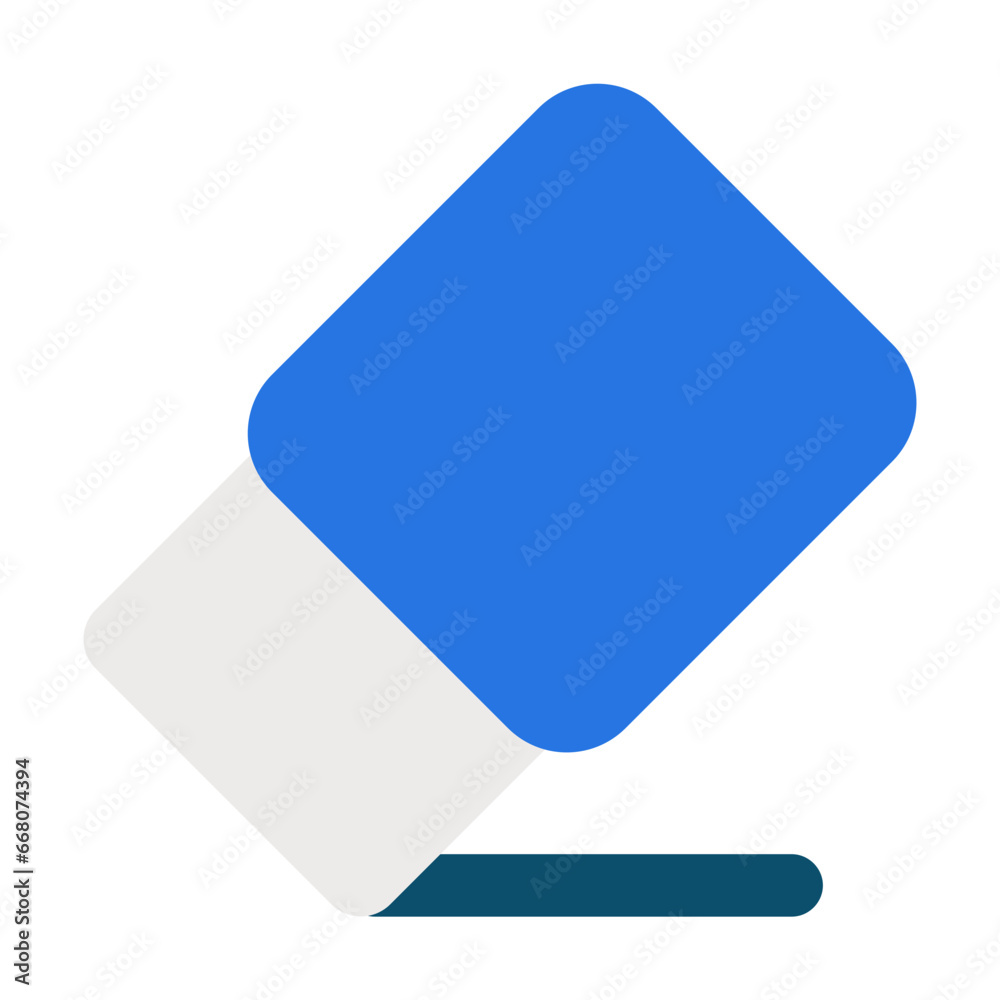 Eraser flat icon Eraser flat icon