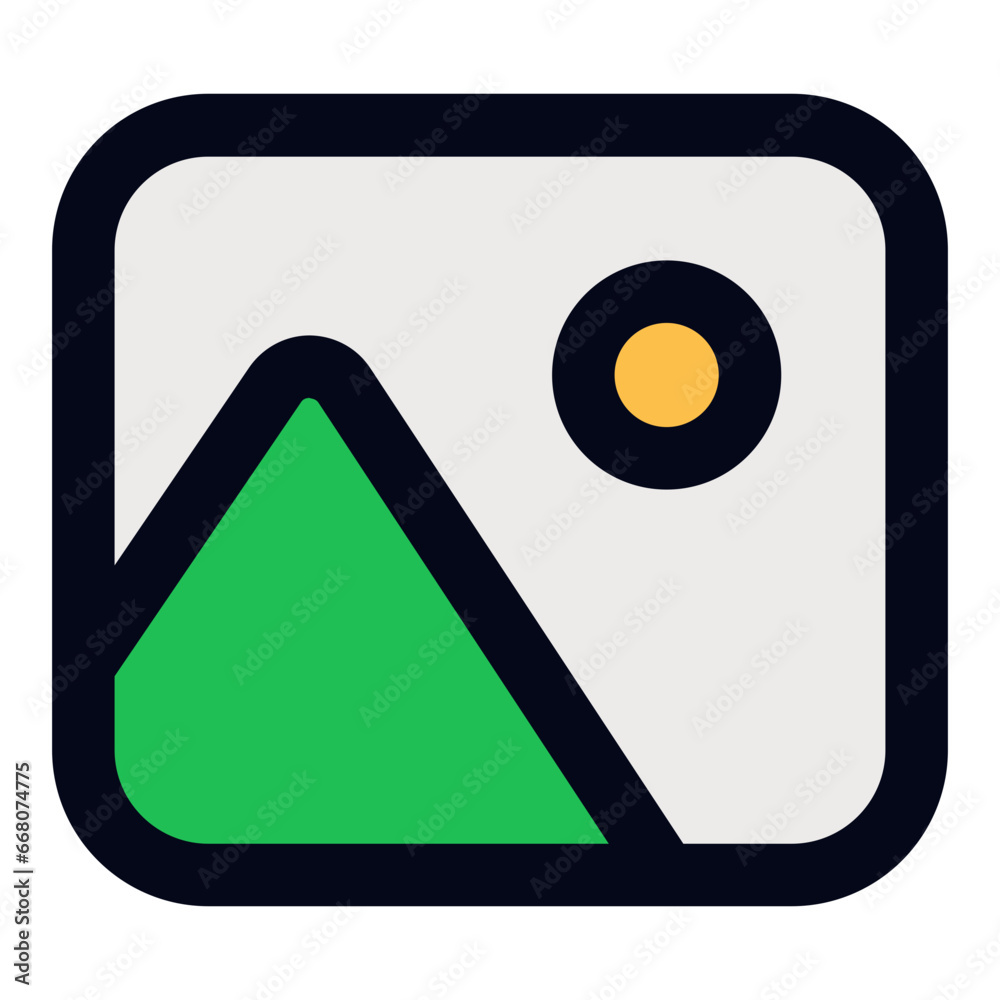 Image filled line icon Image filled line icon