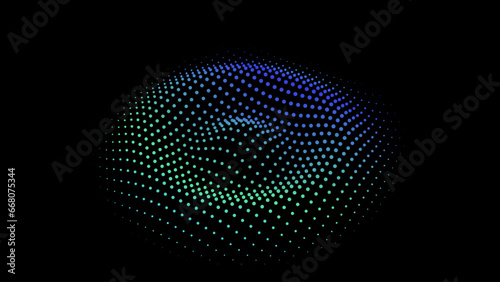Abstract waveform net pulsating hole dots nodes banner resilience energy power big data technology explosion